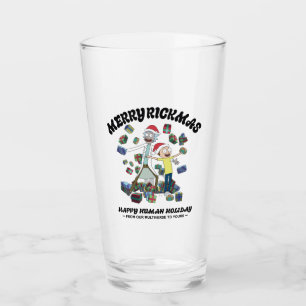 Verre Rick et Morty   Merry Rickma Presents