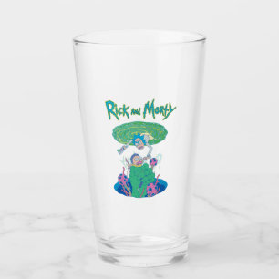 Verre RICK ET MORTY™ Secourt du portail