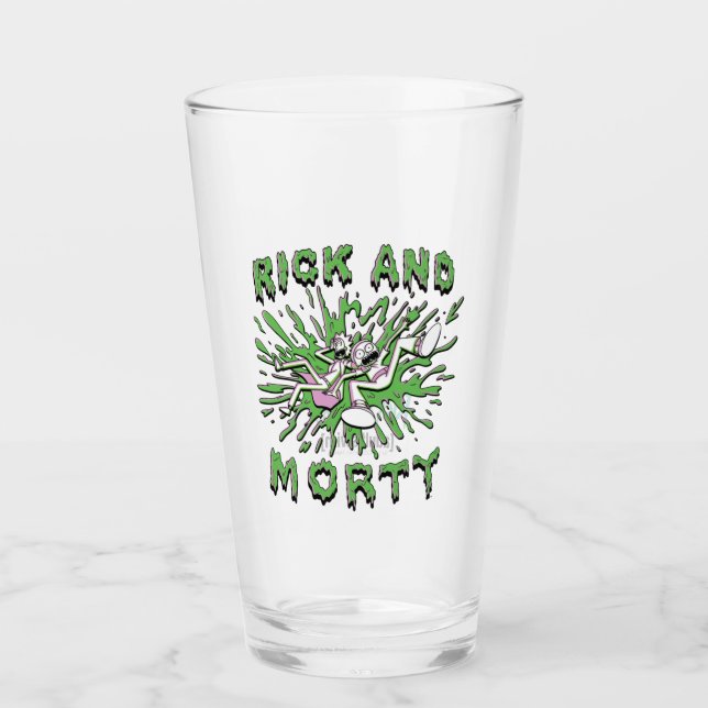 Verre RICK ET MORTY™| Tomber Dans La Tva Acide (Devant)