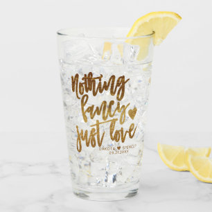 Verre Rien De Fancy Juste Amour   Micro Mariage Gold Hea