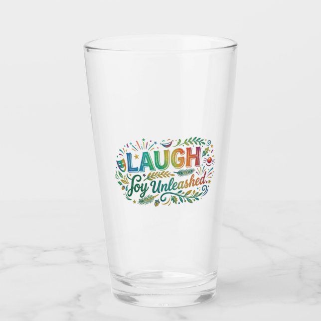 Verre Rire Joie Libérée (Devant)