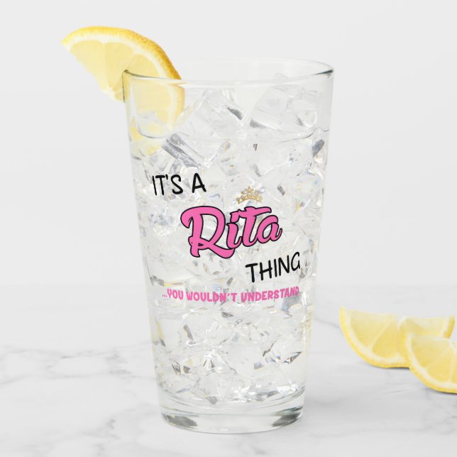 Verre Rita chose que tu ne comprendrais pas (Devant glace)