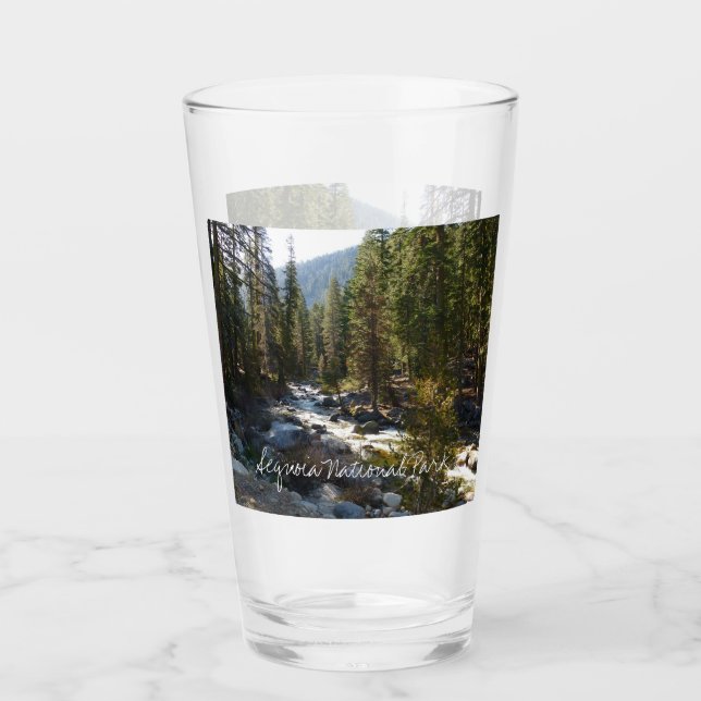 Verre Rivière Kaweah dans le parc national de Sequoia (Devant)