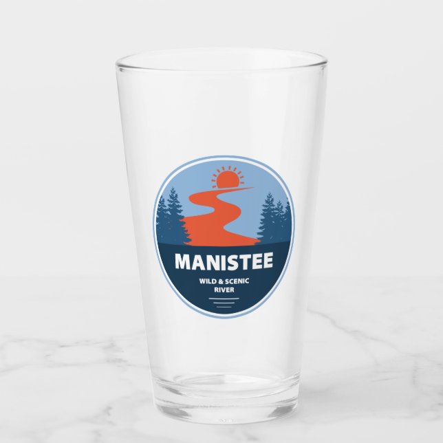 Verre Rivière Sauvage Et Pittoresque Manistee (Devant)