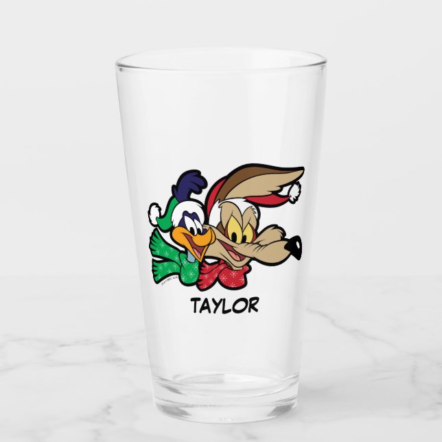Verre ROAD RUNNER™ & Wile E. Coyote "Team Naughty" (Devant)