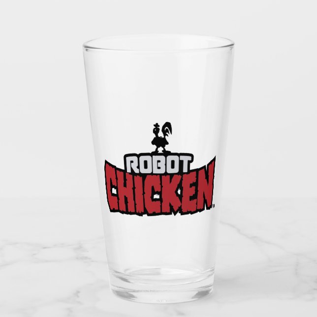 Verre Robot Chicken Logo (Devant)