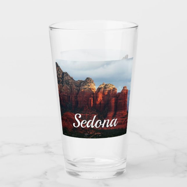 Verre Roche à café nuageux à Sedona Arizona (Devant)