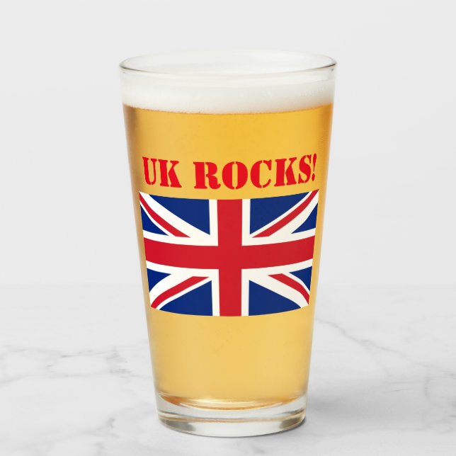 VERRE ROCHERS DU ROYAUME-UNI ! (Devant (rempli))