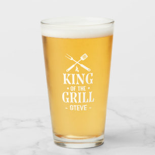 Verre Roi du Grill personnalisé