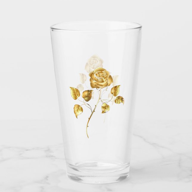 Verre Rose d'or ( rose d'or ) (Devant)