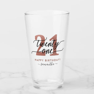 Verre Rose Gold 21st Birthday