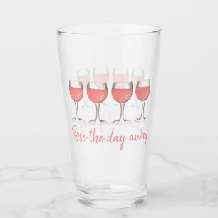 Verre Rosé le jour loin Vino Vins Blush
