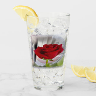 Verre Rose rouge 2