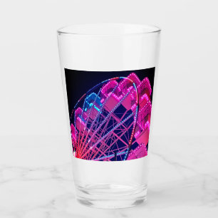 Verre Roue rose et bleue Ferris