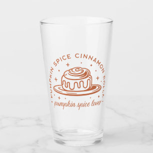 Verre Rouleaux de cannelle à épices citrouilles