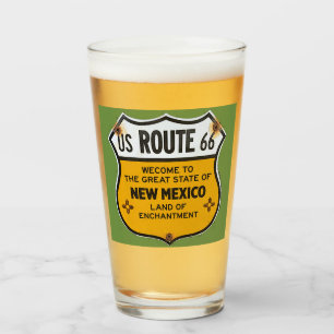 Verre Route 66 Nouveau-Mexique