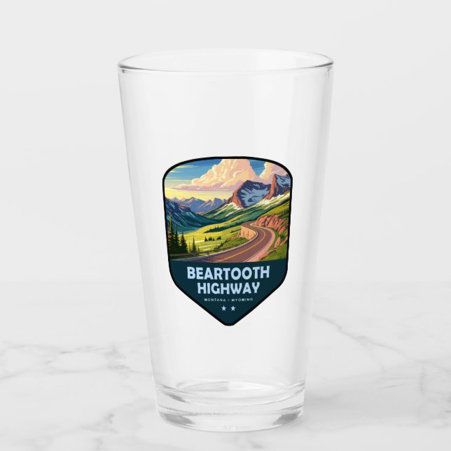 Verre Route Beartooth Montana Wyoming Bouclier (Devant)