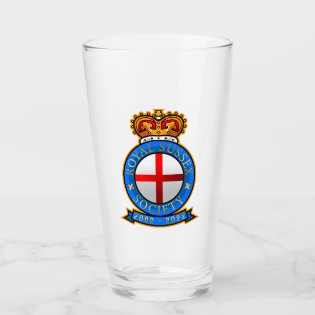 Verre Royal Sussex Society avec logo (Devant)
