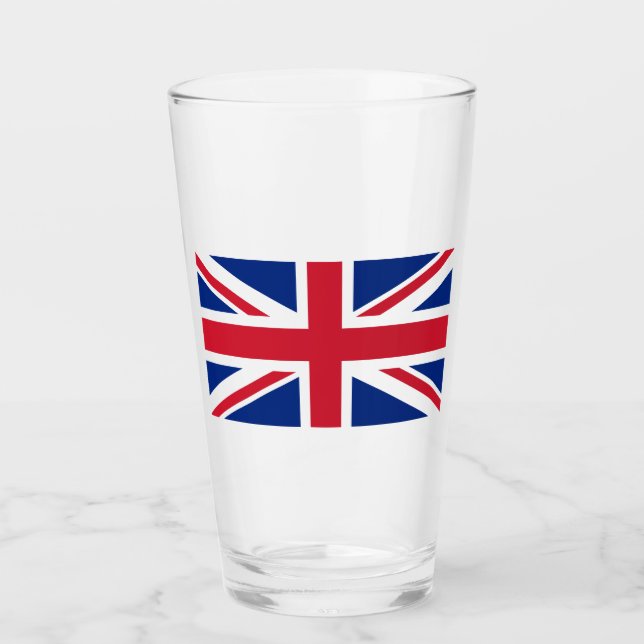 Verre Royaume-Uni (British Flag) (Union Jack) (Royaume-U (Devant)