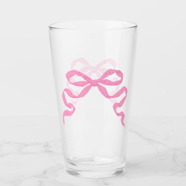 Verre Ruban rose (Devant)