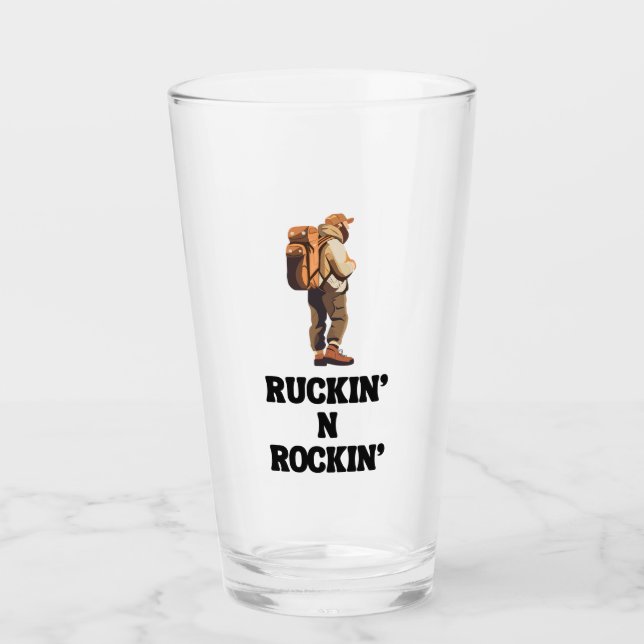 Verre Ruckin' N Rockin' pour le Ruckin Hiker (Devant)