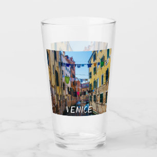 Verre Rue à Venise avec lave-linge Italie