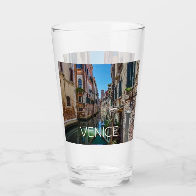 Verre Rue étroite avec canal à Venise (Devant)