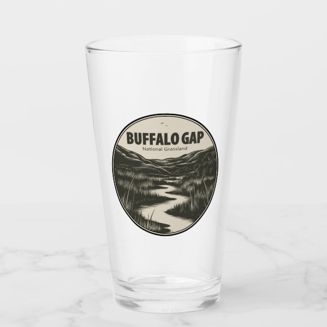 Verre Ruisseau de Buffalo Gap National Grassland (Devant)