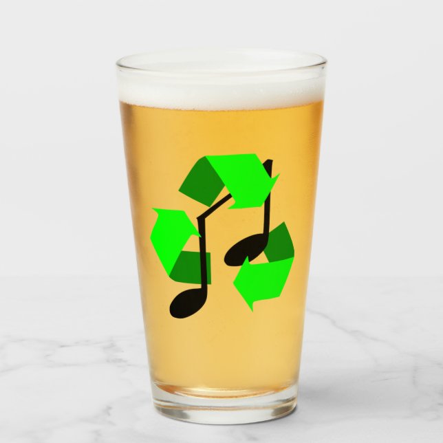 Verre Rythme favori de la chanson (Devant (rempli))