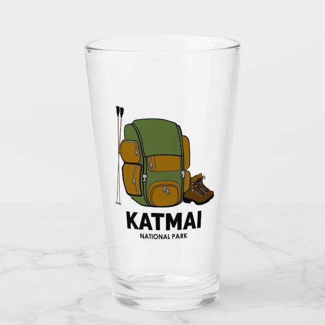 Verre Sac à dos pour le parc national Katmai (Devant)