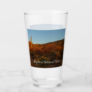 Verre Saguaro Sunset I Arizona Désert Paysage
