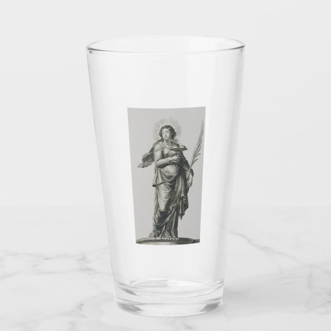 Verre Saint-Agathe de Sicile (Devant)