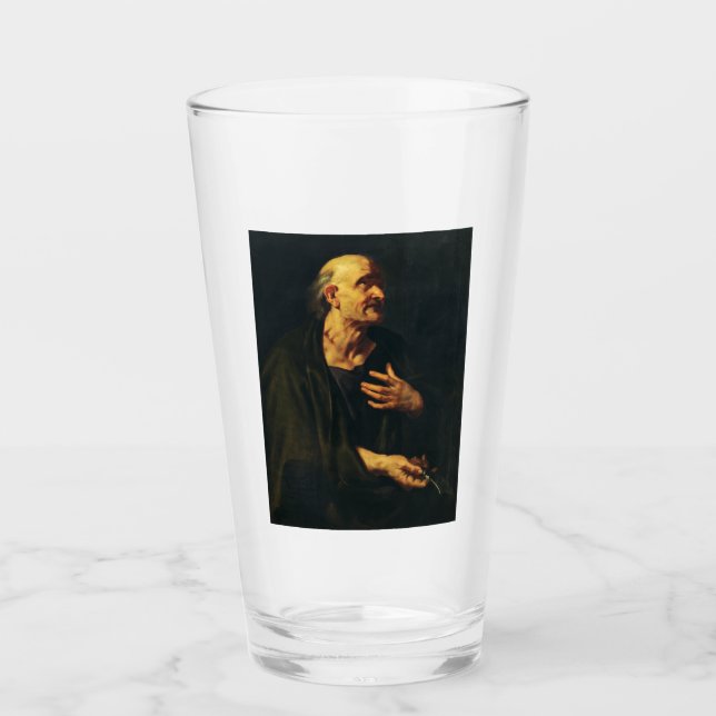 Verre Saint Bartholomée l'Apôtre par Rubens (Devant)