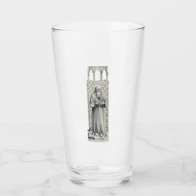 Verre Saint Bonaventure Docteur séraphique (Devant)
