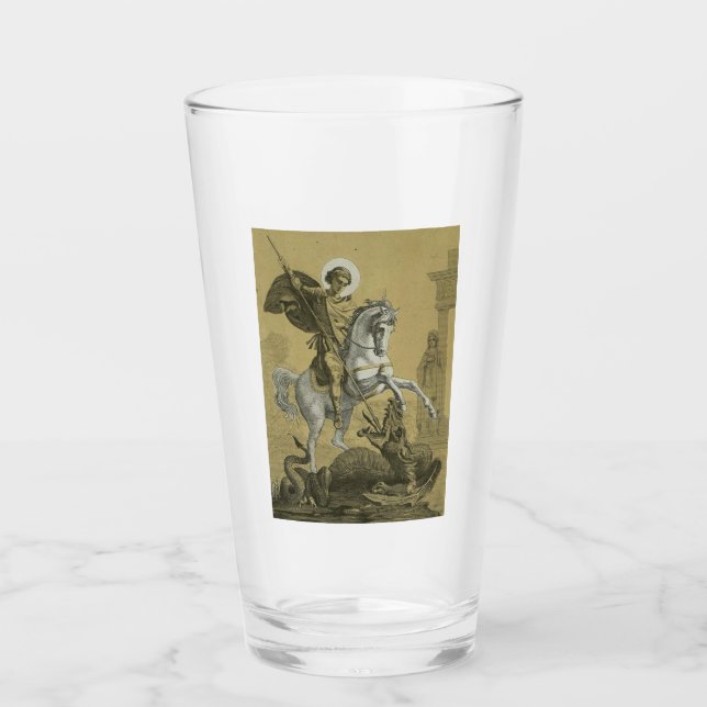 Verre Saint George – Premium "Sunburst Gold" Art (Devant)