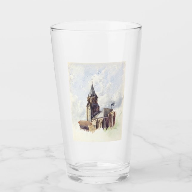 Verre Saint Germain des Prés Eglise Paris (Devant)