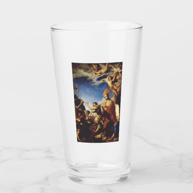 Verre Saint Janvier, évêque de Bénévent - Beaux-arts (Devant)