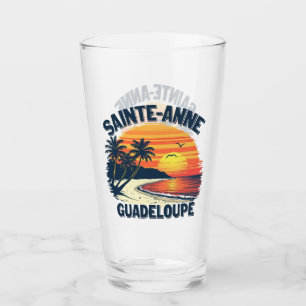 Verre Sainte-Anne Guadeloupe Sunset Glass