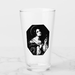 Verre Sainte Apollonie Vierge et Martyr