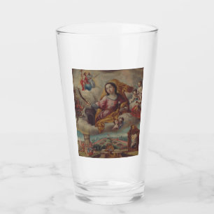 Verre Sainte Barbara Vierge et martyre