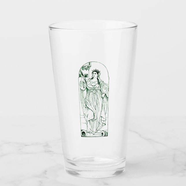 Verre Sainte-Barbe Vierge et martyre (Devant)