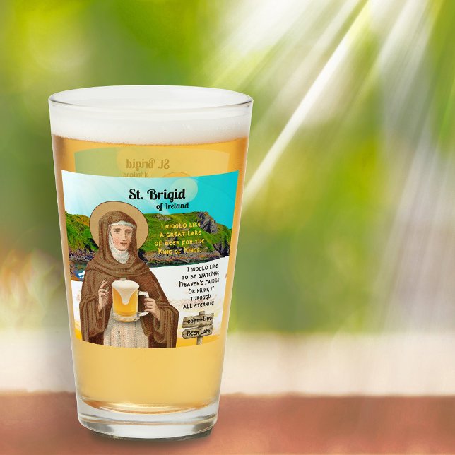 Verre Sainte Brigitte d'Irlande et son lac de bière (Créateur téléchargé)
