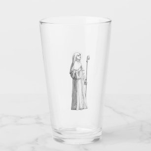 Verre Sainte Catherine de Sienne Vierge