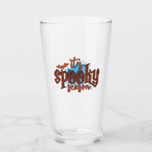 Verre Saison Éffrayante - Orange Polka Dot
