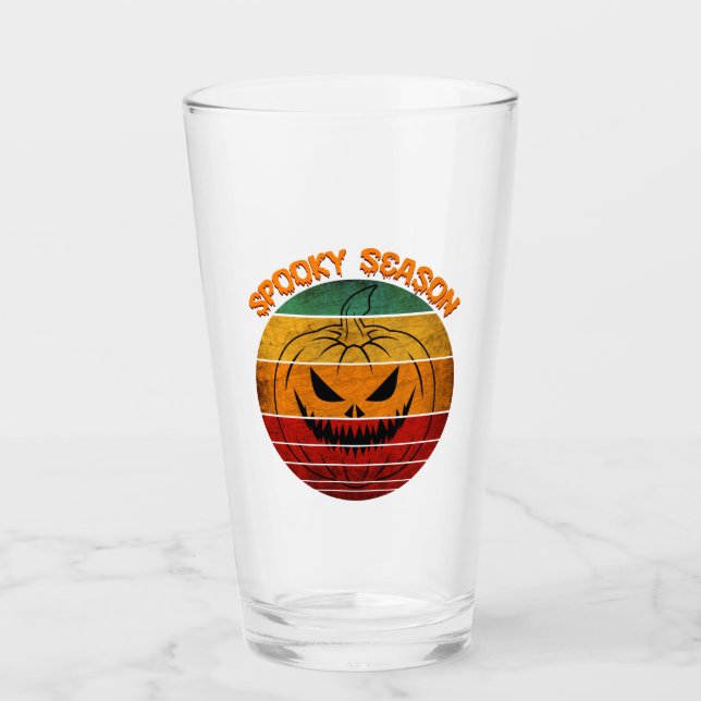 Verre Saison effrayante vintage (Devant)