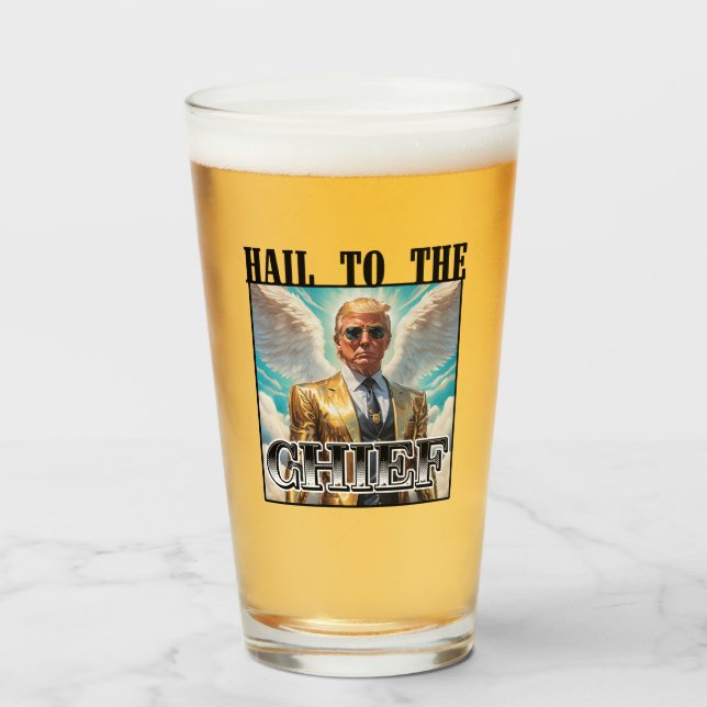 Verre Salut au chef - Trump 2024 (Devant (rempli))