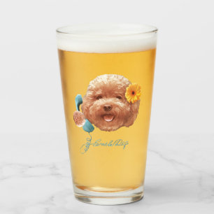 Verre Salutation Florale : L'art d'un selfie de Toy Pood