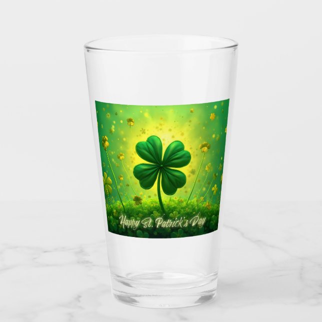 Verre Salutations pour la Saint Patrick's Day (Devant)