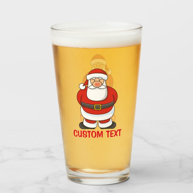 Verre Santa Claus (Devant (rempli))