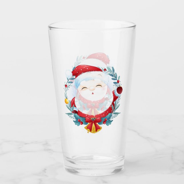 Verre Santa Claus (Devant)